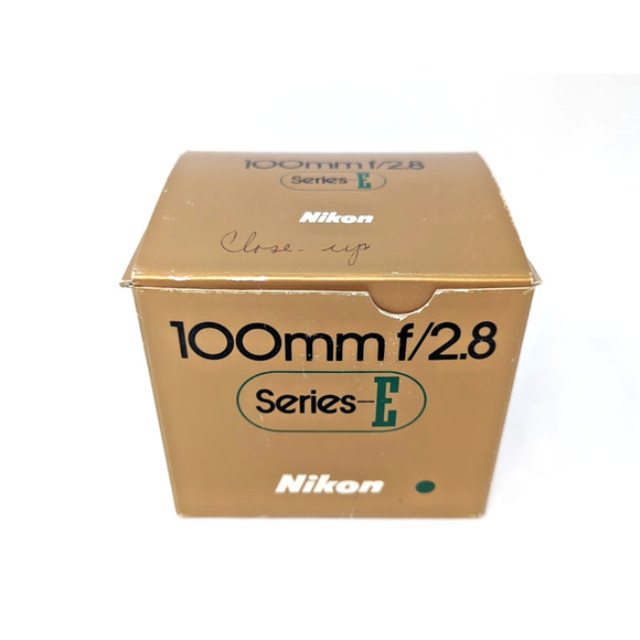 Nikon Series E 100mm f2.8 Ai-S Lens In Box NEW Never used Complete CIB - Picture 1 of 7